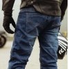 REBELHORN SPODNIE JEANS RAGE II TAPERED FIT BLUE